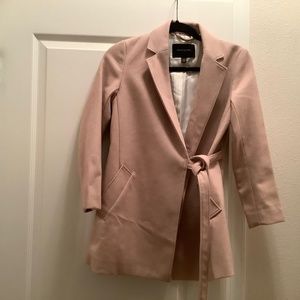 Banana Republic car coat xxsp, light pink